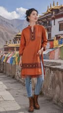Doru shawl tunic 