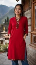 kullu kuti long T-border